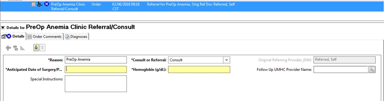 Figure 2 Referral Example